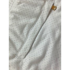 Men'S #12 White Letter Embroidery Fashion Stretch Sports Shorts, Breathable Quick Drying - Ideal For Basketball, Running, Tennis, Golf, Beach, Outdoor Activities