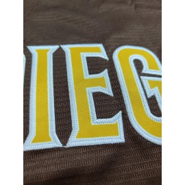 Men'S SANDIEGO #23 Baseball Jersey, Classic Retro Letter Embroidery Design Breathable Short Sleeve T-Shirt For Training Competition