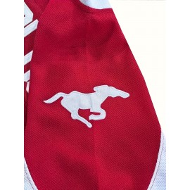 Men's Ice Hockey Jersey #10, Embroidered Alphabet & Number, Polyester Knit Fabric, V-Neck, Loose Fit, Machine Washable - Ideal for Sports, Casual Wear, Training, Hiking & Outdoor Activities