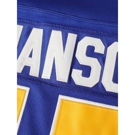 17 Men's Ice Hockey Jacket White Blue Sports Training Jersey Comfortable And Casual S-3XL