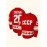 Men's # 20 Red Embroidered Ice Hockey Match Jersey - V-neck, Long Sleeve, Polyester - Suitable For Sports And Casual Wear