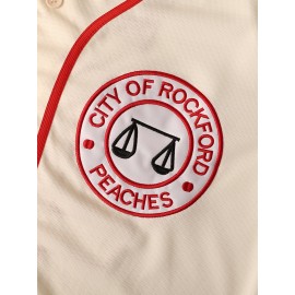 Men's #43 Retro Baseball Jersey - Beige V-Neck Button-Up Shirt with Print Logo, 100% Polyester Loose Fit for Sports, Casual & Parties, Machine Washable, Sports Casual Wear | Vneck Jersey | Comfortable Fit