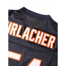 Men'S #54 Embroidered Navy Blue Football Jersey