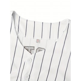 Men'S # 2 Baseball Casual Sportswear Breathable Polyester Fiber V-neck Lightweight Elastic Fabric Machine Washable Loose Fit S-3XL