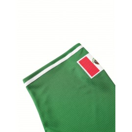 7 Men'S Baseball Jacket Green Mexico Sports Training S-3XL