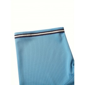 Men's #11 Blue Embroidered Baseball Jersey - V-Neck Button-Up Loose Fit Polyester Shirt for Training, Casual & Outdoor Sports | Machine Washable, Sizes S-3XL