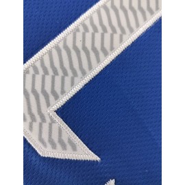 Men's Gradient Color #3 Baseball Shirt - Loose Fit V-Neck Short Sleeve with Embroidered Lettering, Breathable Sportswear for Casual Streetwear, Outdoor Activities & All-Season Comfort (Machine Washable), Athletic Leisurewear, Durable Sportswear