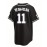 Men's Black #11 Baseball Jersey -