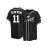 Men's Black #11 Baseball Jersey -