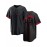 Men's #44 Black City Edition Baseball Jersey, Classic Retro Letter Embroidery Design Breathable Short Sleeve T-Shirt for Training Competition