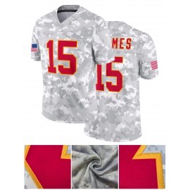 Men's #15 Retro Grey Camo Sport Jersey - Breathable V-Neck Short Sleeve with USA Flag Patch & MES, Loose Fit for Training, Casual Wear, Outdoor Activities & Holidays, Comfortable Sports Apparel, Best for Christmas, Perfect for Thanksgiving