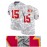 Men's #15 Retro Grey Camo Sport Jersey - Breathable V-Neck Short Sleeve with USA Flag Patch & MES, Loose Fit for Training, Casual Wear, Outdoor Activities & Holidays, Comfortable Sports Apparel, Best for Christmas, Perfect for Thanksgiving