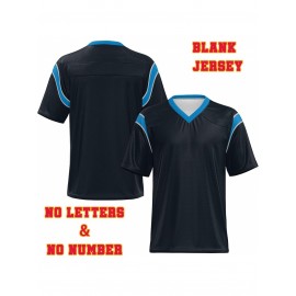 Custom Plus-Size Women's Football Jersey - Personalized Team Name & Number, Vibrant Teal V-Neck Summer Sportswear, Breathable Athletic Top for Sports Meetings, Travel Photo Shoots