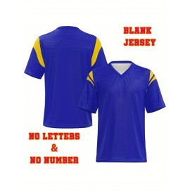 Custom Plus-Size Women's Football Jersey - Personalized Team Name & Number, Vibrant Teal V-Neck Summer Sportswear, Breathable Athletic Top for Sports Meetings, Travel Photo Shoots