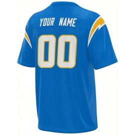 Custom Plus-Size Women's Football Jersey - Personalized Team Name & Number, Vibrant Teal V-Neck Summer Sportswear, Breathable Athletic Top for Sports Meetings, Travel Photo Shoots