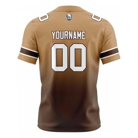 Custom Team Football jersey, Personalized Name& Number, Button-Up V-Neck Shirt, Soft Polyester for Training, Matches, and Team Activities