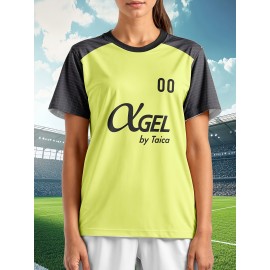 Customizable Women'S Plus Size Football Jersey - Soft & Breathable, Personalized Name & Number, Black with Red Accents, Perfect for Training, Sports Events & Casual Wear, Sports Event Apparel | Customizable Jersey | Comfortable Fit, Football Shirts