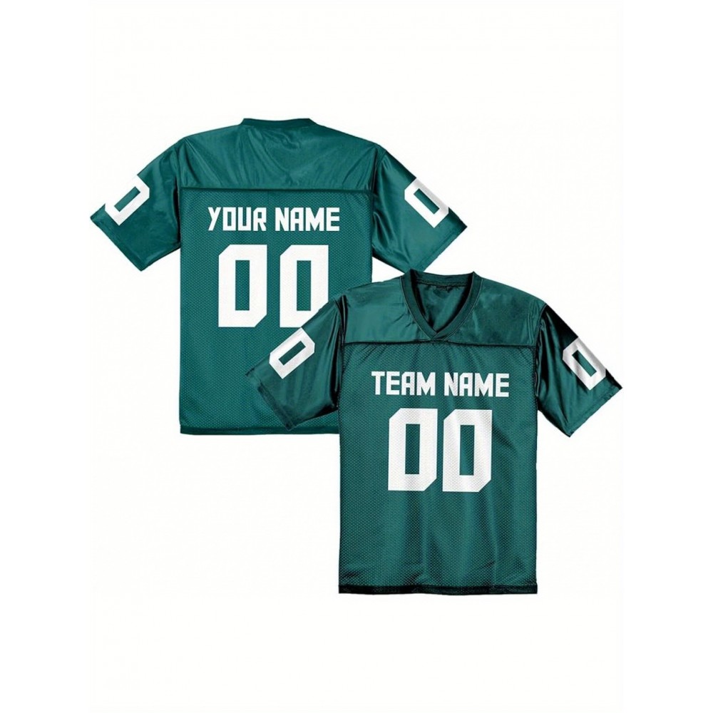 Custom Football Jersey Replica - Personalized Team Name& Number, Fan Gift Shirt for Women, Sizes 1XL-6XL, Ideal for Sports, Events& Casual Wear