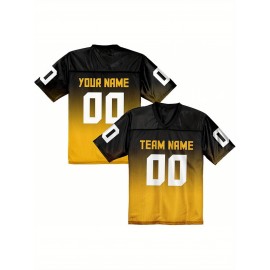 Custom Football Jersey Replica - Personalized Team Name& Number, Fan Gift Shirt for Women, Sizes 1XL-6XL, Ideal for Sports, Events& Casual Wear